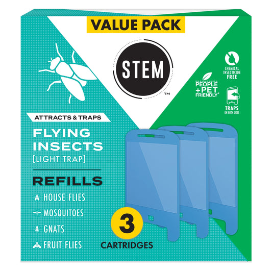 Light Trap Refills Fly Trap Bug Killer, 3 Count