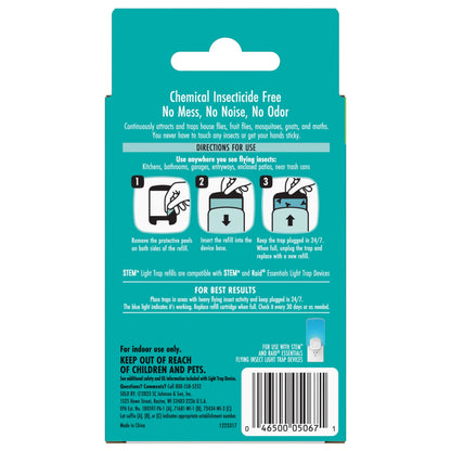 Light Trap Refills Fly Trap Bug Killer, 3 Count